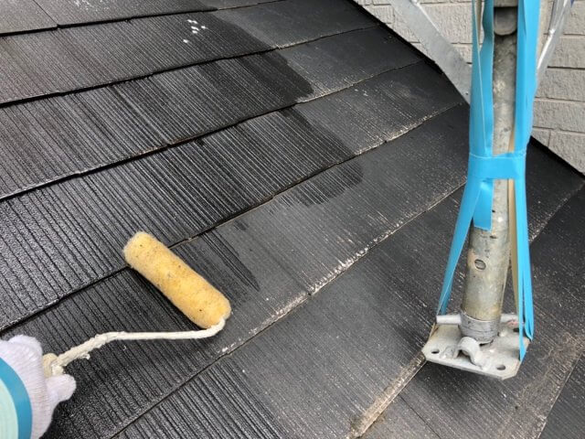 屋根 下塗り