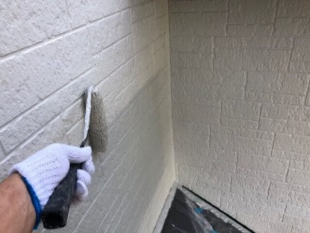 外壁上塗り
