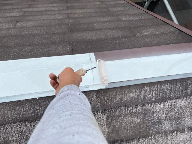 棟板金 さび止め