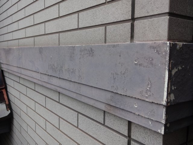 幕板 塗膜のはがれ