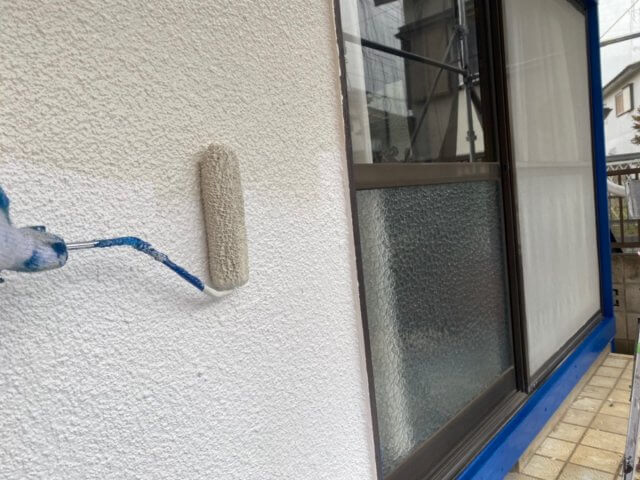 外壁上塗り