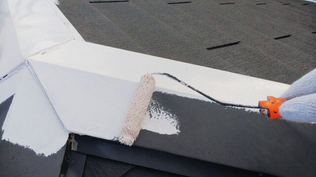 棟板金 下塗り錆止め