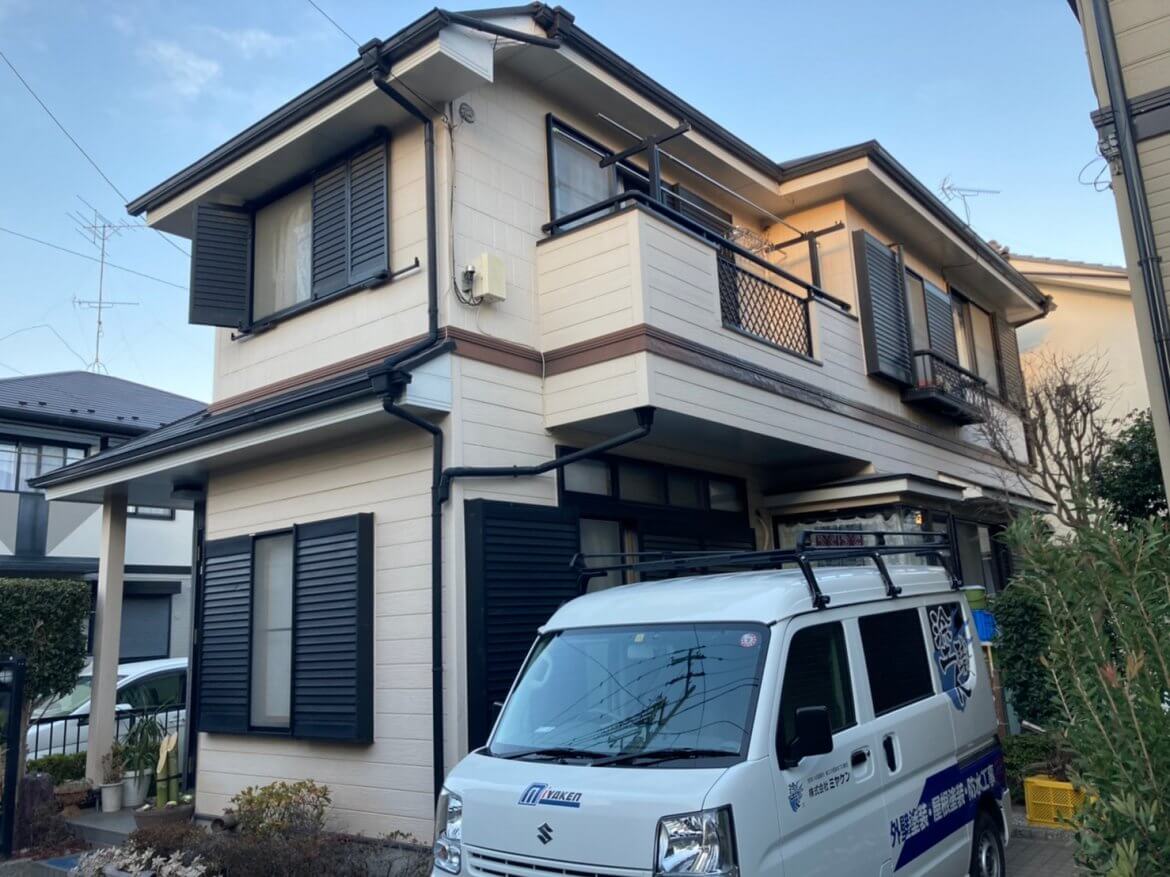 川越市 屋根外壁塗装