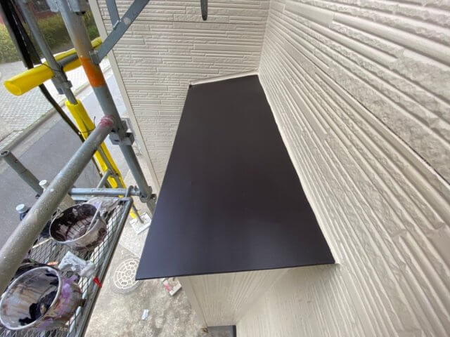 庇トタン屋根 完了