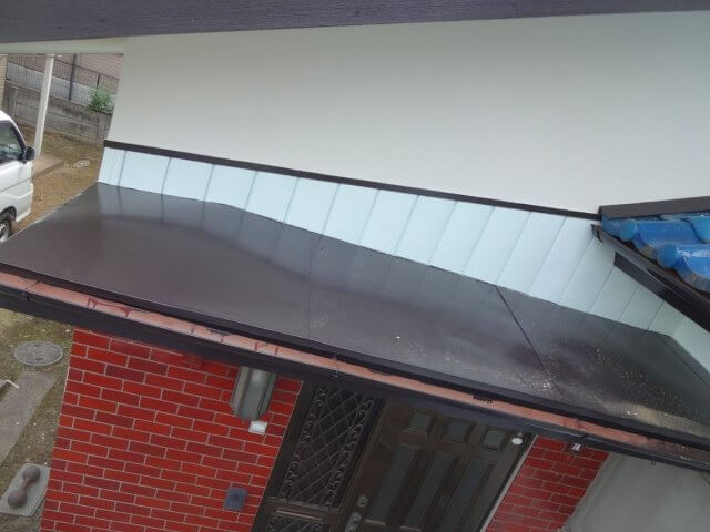 庇屋根 完成