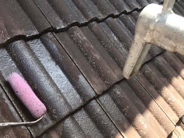 屋根 下塗り