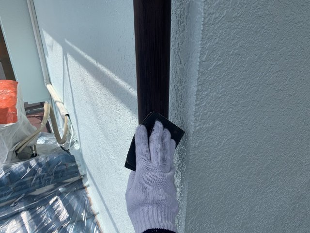 雨樋 研磨作業
