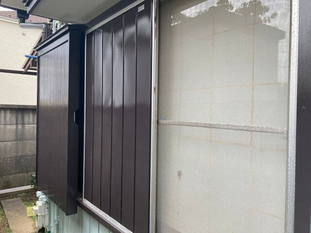 雨戸・戸袋 完成
