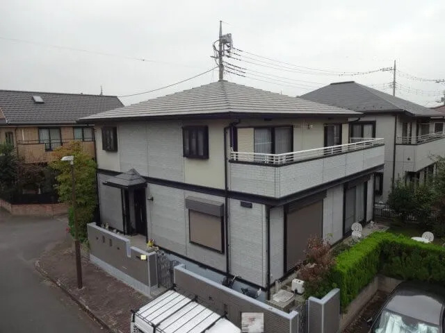 川越市 外壁塗装 施工前　ミヤケン