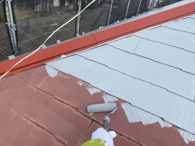 さいたま市 屋根塗装 下塗り ミヤケン