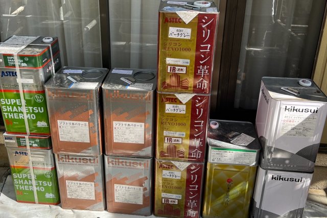 さいたま市桜区 屋根外壁塗装 使用材料 ミヤケン