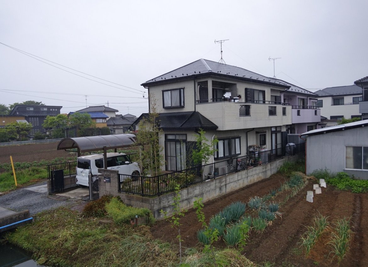 川越市 屋根外壁塗装 施工前 ミヤケン