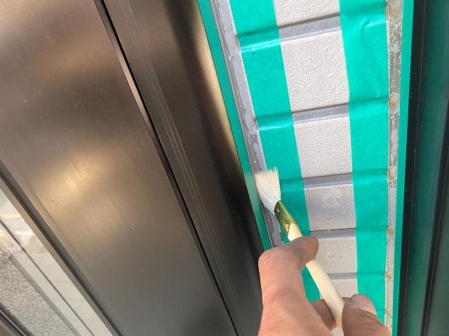 さいたま市北区 外壁塗装工事 コーキング プライマー塗布 お客様の声 ミヤケン