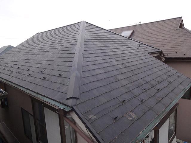 ふじみ野市 屋根外壁塗装工事 屋根施工前 お客様の声 ミヤケン