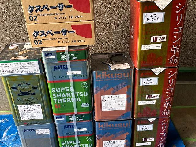 ふじみ野市 屋根外壁塗装工事 足場組立 お客様の声 ミヤケン