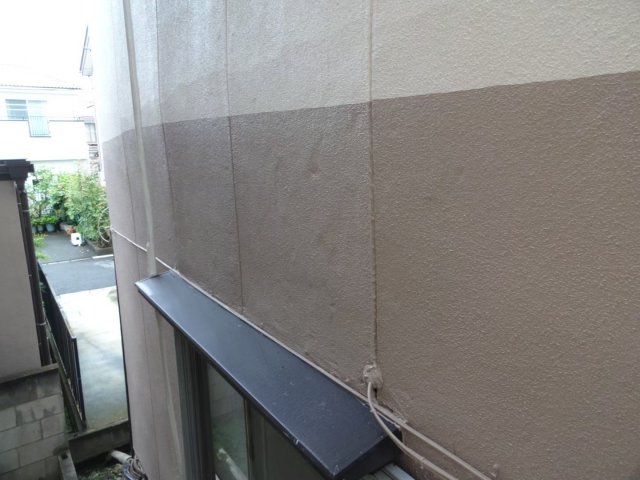 川越市 外壁塗装工事 モルタル外壁 1年点検 ミヤケン