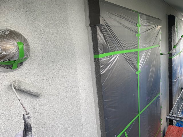 さいたま市中央区 外壁塗装工事 下塗り ミヤケン