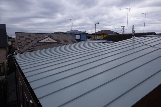 さいたま市桜区 屋根外壁塗装工事 ガルバリウム鋼板 1年点検 ミヤケン