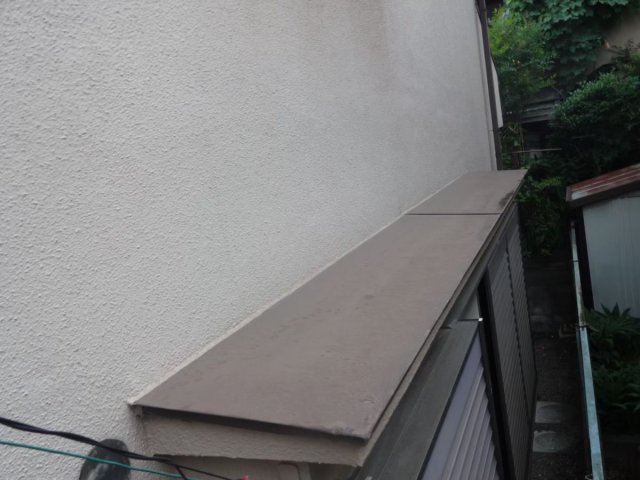 さいたま市桜区 外壁塗装工事 庇屋根施工後写真 お客様の声 ミヤケン