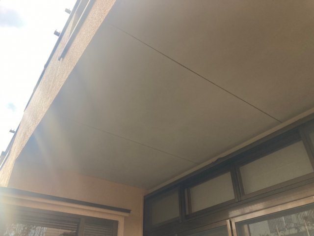 川越市 外壁塗装工事 軒裏天井の点検 1年点検 ミヤケン