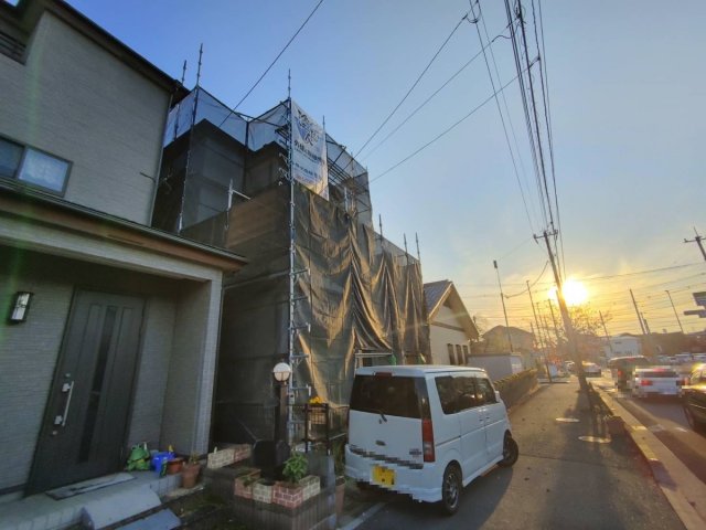 さいたま市 屋根外壁塗装工事 足場組立 お客様の声 ミヤケン
