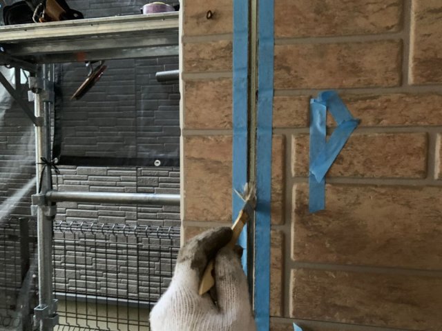 さいたま市 屋根外壁塗装工事 コーキングプライマー塗布 お客様の声 ミヤケン