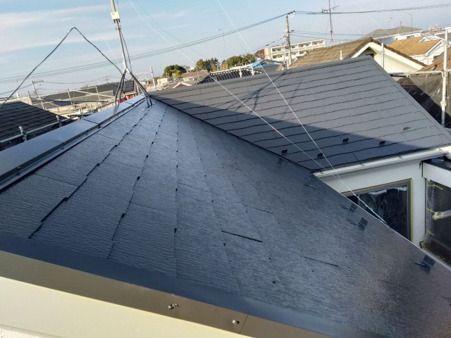 さいたま市 屋根外壁塗装工事 屋根完了写真 お客様の声 ミヤケン
