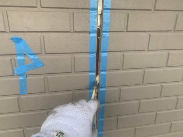 川越市 屋根外壁塗装工事 アパート コーキングプライマー塗布 お客様の声 ミヤケン