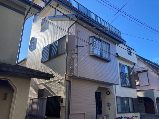 さいたま市 屋根外壁塗装工事 施工後全体写真 お客様の声 ミヤケン