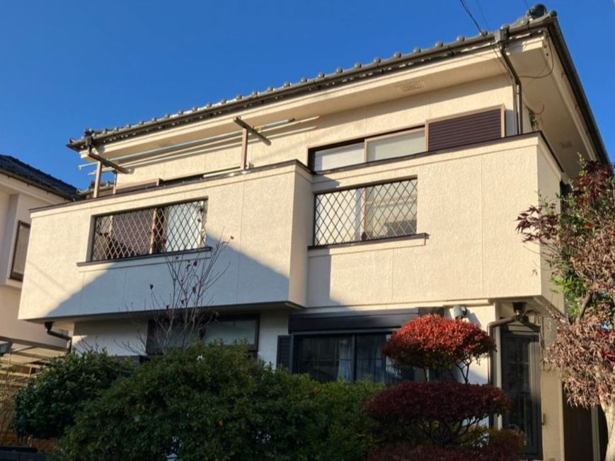 川越市 外壁塗装工事 施工後全体写真 お客様の声 ミヤケン