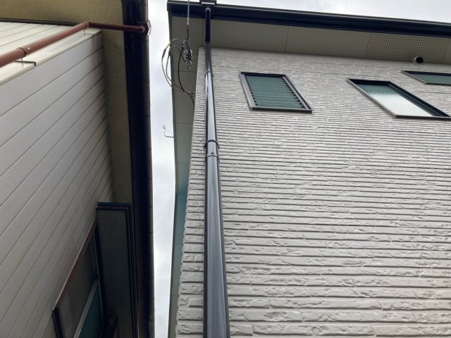 さいたま市桜区 屋根外壁塗装工事 雨樋 1年点検 ミヤケン