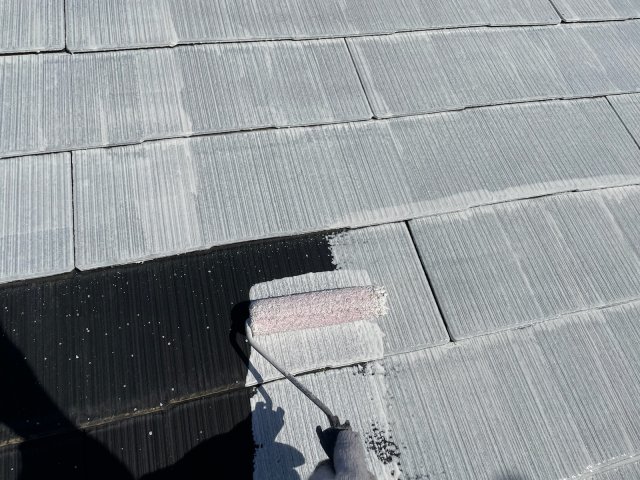 さいたま市浦和区 屋根外壁塗装工事 屋根下塗り お客様の声 ミヤケン