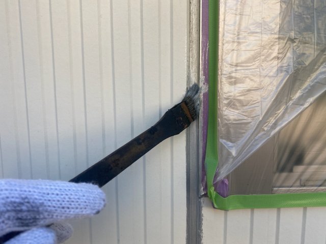 さいたま市見沼区 屋根外壁塗装工事 コーキングプライマー塗布 お客様の声 ミヤケン