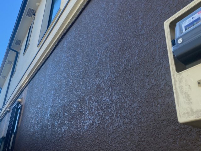 川越市 屋根外壁塗装工事 モルタル外壁の点検 1年点検 ミヤケン