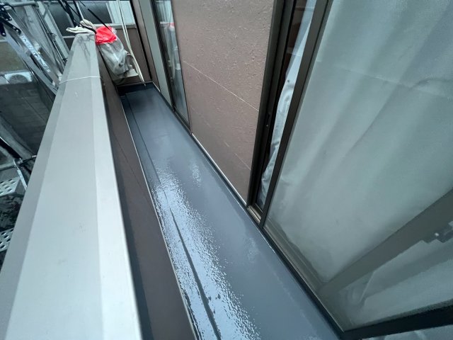 さいたま市桜区 屋根外壁塗装工事 バルコニー施工後 お客様の声 ミヤケン