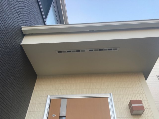 川越市 外壁塗装工事 軒裏天井の点検 1年点検 ミヤケン