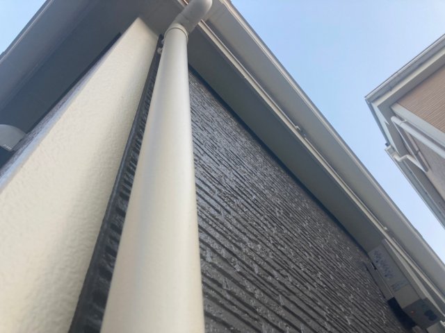川越市 外壁塗装工事 雨樋の点検 1年点検 ミヤケン