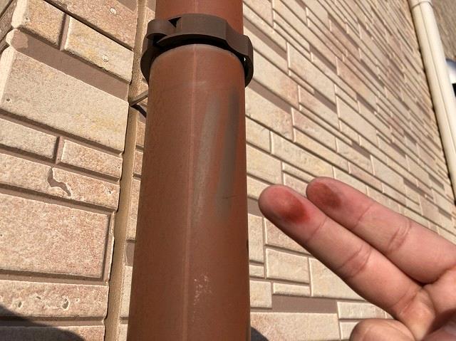 さいたま市中央区 雨樋 チョーキング現象 ミヤケン