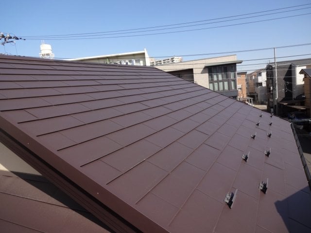 富士見市 屋根外壁塗装工事 屋根カバーの点検 1年点検 ミヤケン