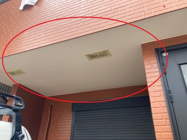 さいたま市南区 屋根外壁塗装 軒裏天井の点検 1年点検 ミヤケン