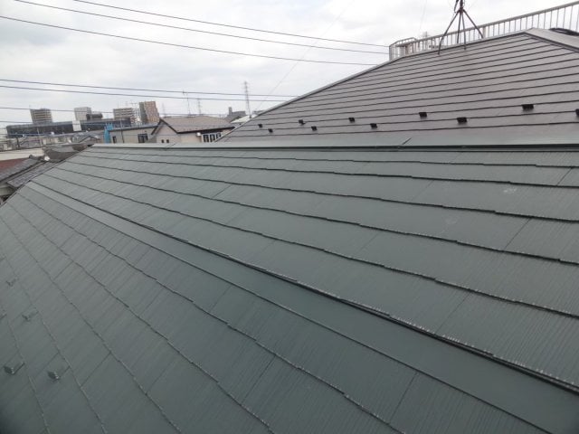 さいたま市南区 屋根外壁塗装工事 スレート屋根の点検 1年点検 ミヤケン