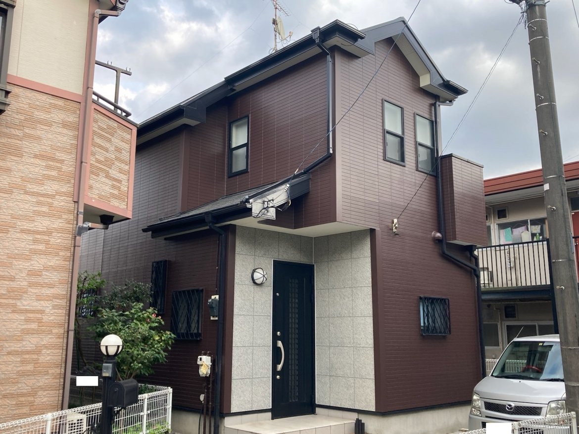 さいたま市桜区 屋根外壁塗装工事 施工後写真 お客様の声 ミヤケン