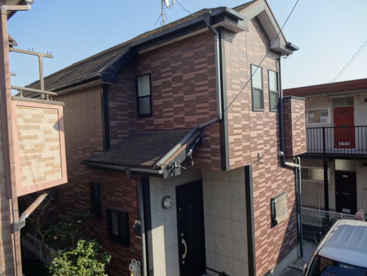 さいたま市桜区 屋根外壁塗装工事 施工前写真 お客様の声 ミヤケン