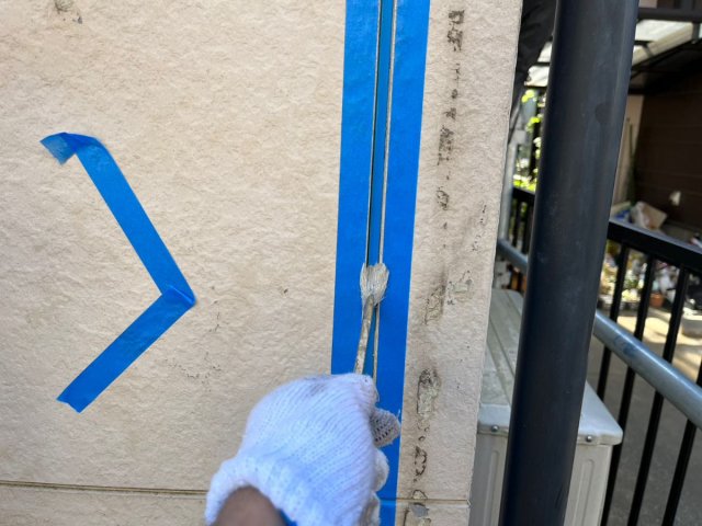 さいたま市西区 屋根外壁塗装工事 コーキングプライマー塗布 お客様の声 ミヤケン