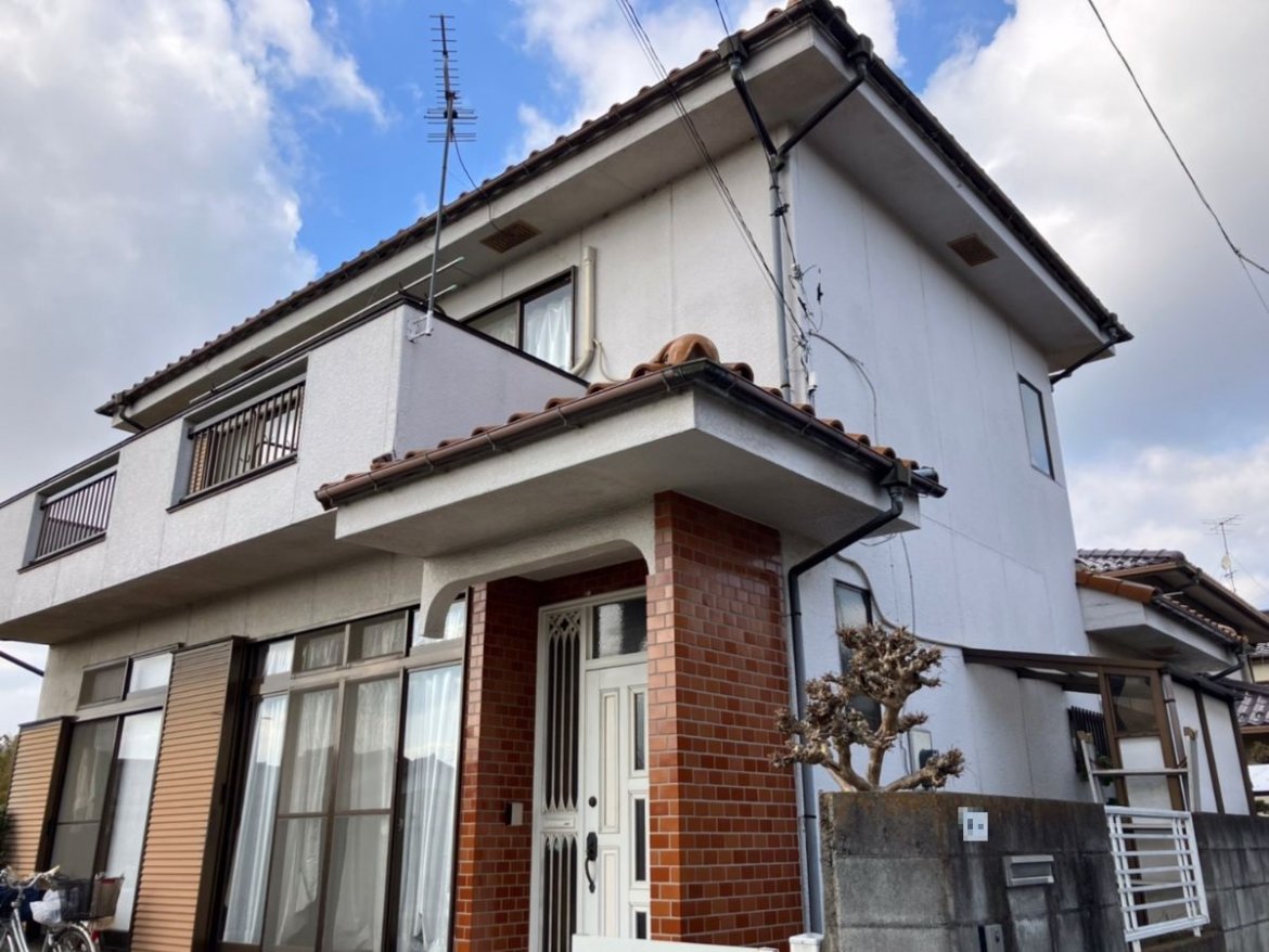 さいたま市桜区 外壁塗装工事 施工前全体写真 お客様の声 ミヤケン