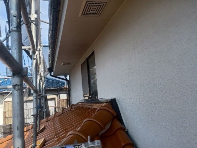 さいたま市桜区 外壁塗装工事 軒裏天井完了 お客様の声 ミヤケン