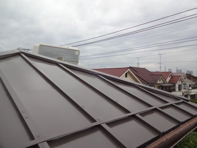 さいたま市桜区 屋根外壁塗装工事 金属屋根の点検 ミヤケン