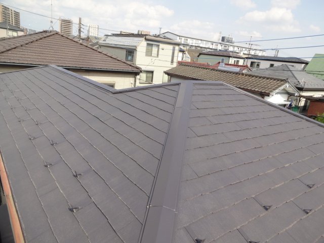 さいたま市緑区 屋根外壁塗装工事 コロニアル屋根の点検 ミヤケン