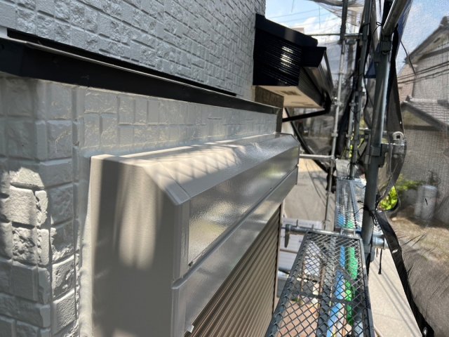 さいたま市南区 屋根外壁塗装工事 シャッターボックス施工後 お客様の声 ミヤケン