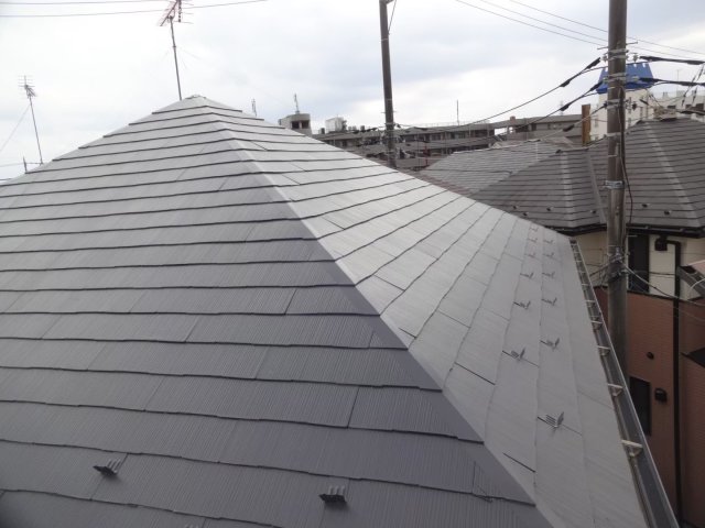 ふじみ野市 屋根外壁塗装工事 スレート屋根の点検